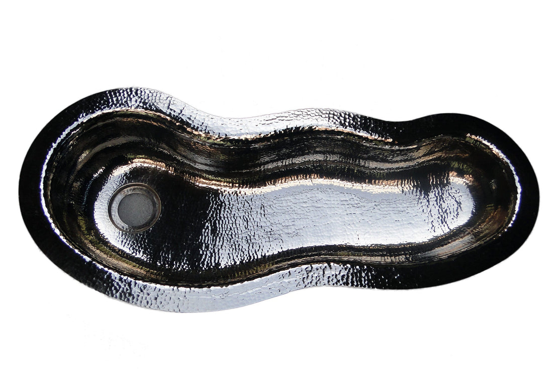 Tarja sencilla de cobre para cocina
