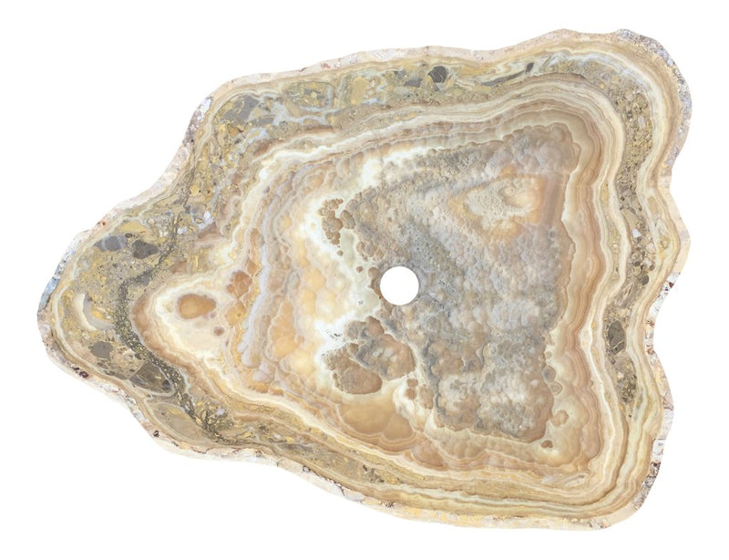 Lavabo de onix piedra para baño