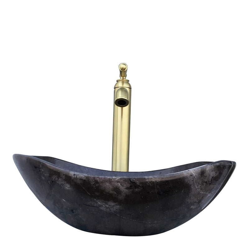 Lavabo  piedra negra Sobreponer 