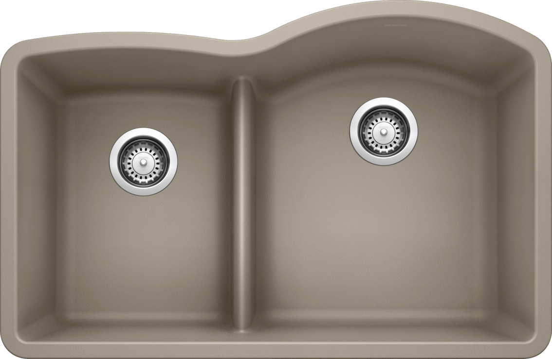 Blanco Diamond 1-3/4 Low Divide Reverse — Tarja de Silgranit