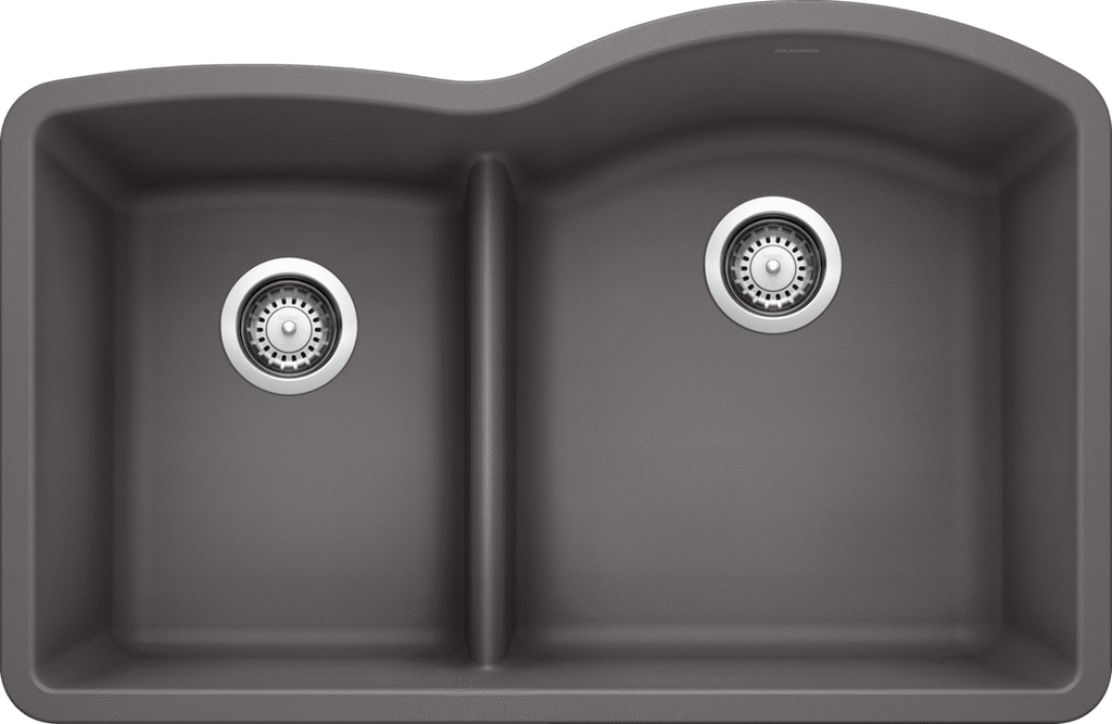 Blanco Diamond 1-3/4 Low Divide Reverse — Tarja de Silgranit