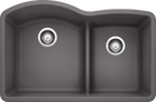 Blanco Diamond 1-3/4 Low Divide — Tarja de Silgranit