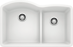 Blanco Diamond 1-3/4 Low Divide — Tarja de Silgranit