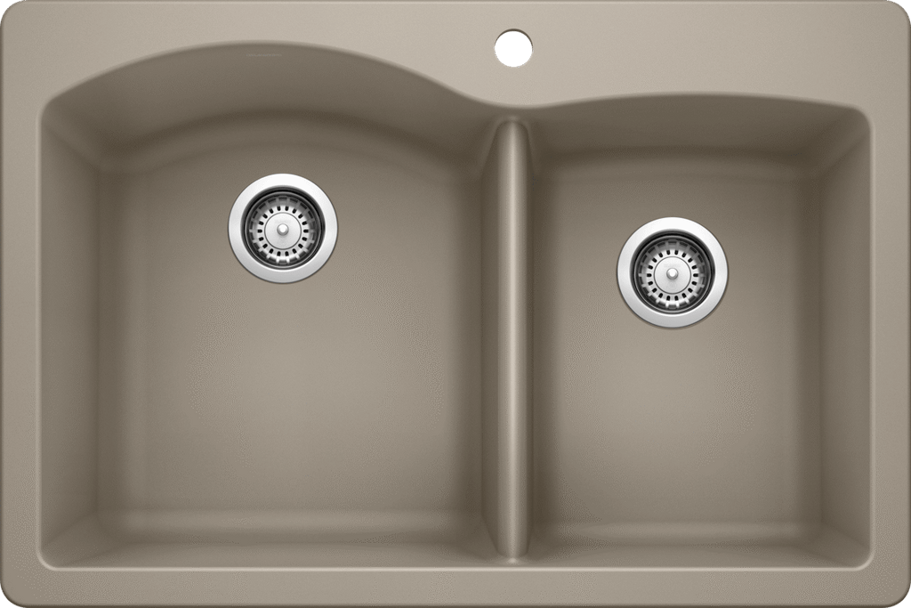 Blanco Diamond 1-3/4 Bowl Dual Mount — Tarja de Silgranit