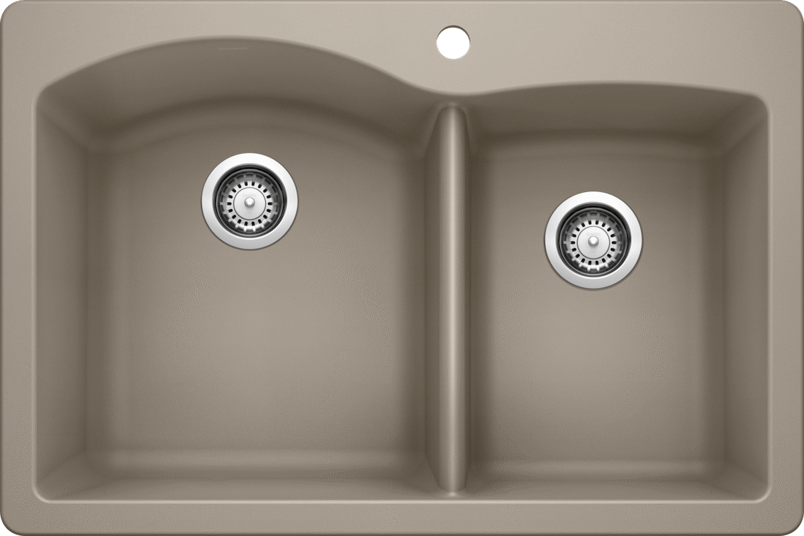 Blanco Diamond 1-3/4 Bowl Dual Mount — Tarja de Silgranit