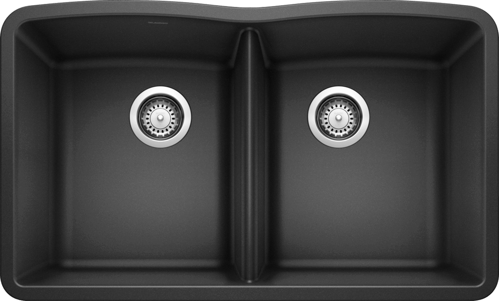 Blanco Diamond Equal Double Bowl — Tarja de Silgranit