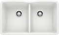 Blanco Diamond Equal Double Bowl — Tarja de Silgranit