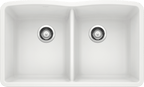 Blanco Diamond Equal Double Bowl — Tarja de Silgranit