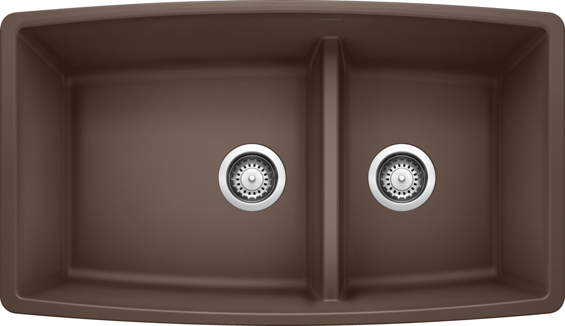 Blanco Performa Medium 1-3/4 Low Divide — Tarja de Silgranit