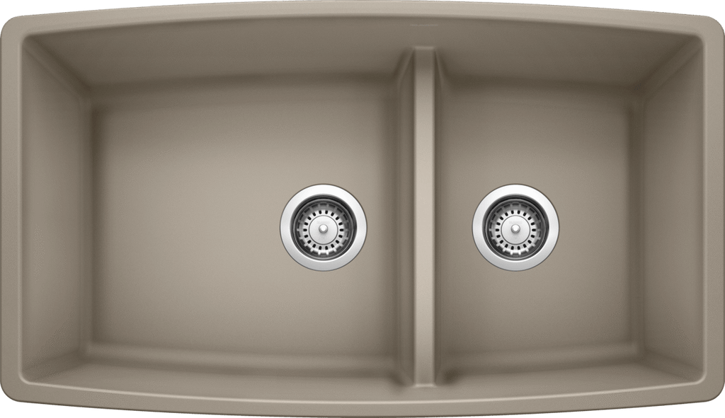 Blanco Performa Medium 1-3/4 Low Divide — Tarja de Silgranit