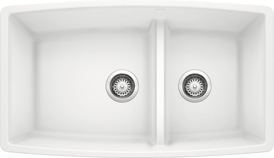Blanco Performa Medium 1-3/4 Low Divide — Tarja de Silgranit