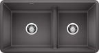 Blanco Precis Reversible 1-3/4 Low Divide — Tarja de Silgranit