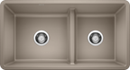 Blanco Precis Reversible 1-3/4 Low Divide — Tarja de Silgranit