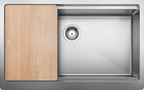 Blanco Quatrus R15 32″ Apron Super Single — Tarja de Acero Inoxidable — vista 3