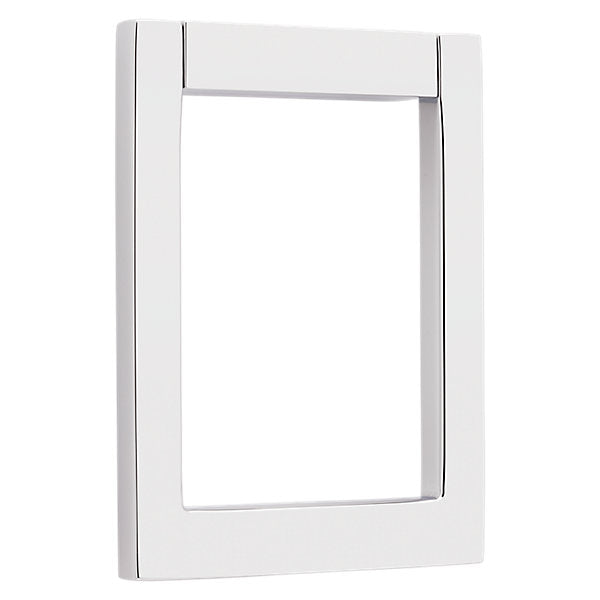 Baldwin Hardware Contemporary Square Aldaba de Puerta 0183 — Cromo pulido