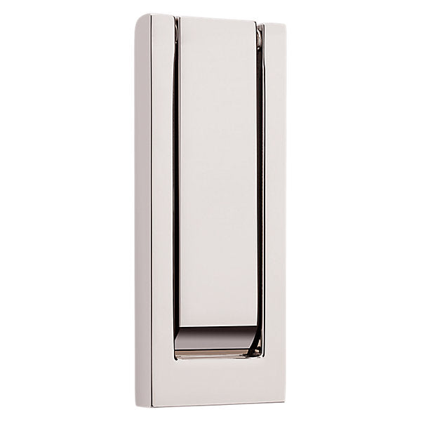 Baldwin Hardware Modern Aldaba de Puerta 0184 — Níquel pulido Lifetime