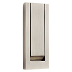 Baldwin Hardware Modern Aldaba de Puerta 0184 — Níquel satinado Lifetime
