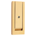 Baldwin Hardware Modern Aldaba de Puerta con Mirilla 0185 — Latón satinado Lifetime