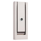 Baldwin Hardware Modern Aldaba de Puerta con Mirilla 0185 — Níquel pulido Lifetime