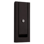 Baldwin Hardware Modern Aldaba de Puerta con Mirilla 0185 — Bronce aceitado