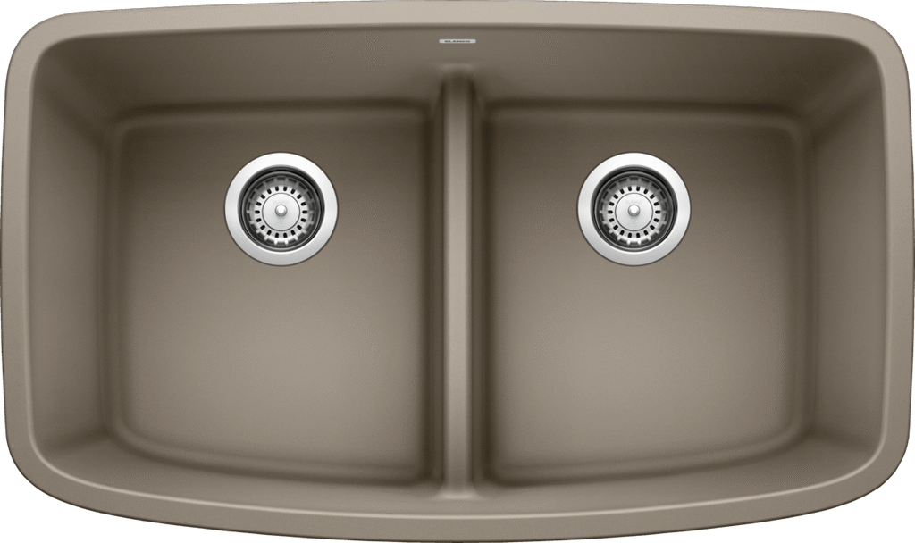 Blanco Valea Equal Double Low Divide — Tarja de Silgranit