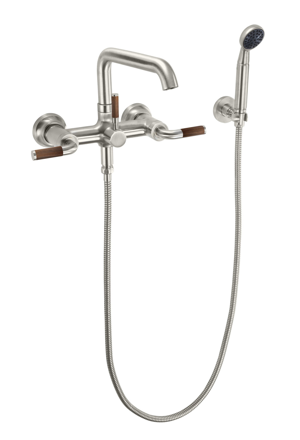 California Faucets Descanso Industrial Llenador de Tina de Montaje en Pared - Pico Cuadrado