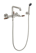 California Faucets Descanso Industrial Llenador de Tina de Montaje en Pared - Pico Cuadrado