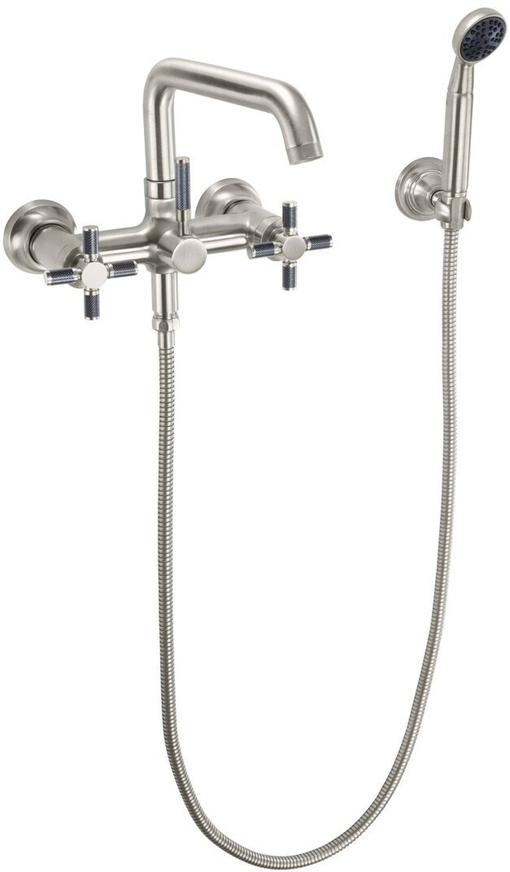 California Faucets Descanso Industrial Llenador de Tina de Montaje en Pared - Pico Cuadrado