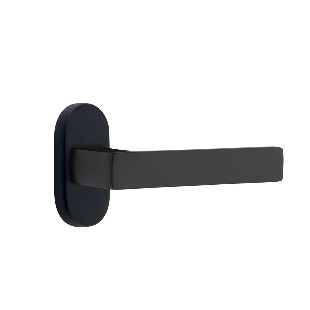 Negro Mate · 1-1/2" x3" Oval Rosette