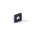 Schaub Perilla Cafe Slot Moderna Ovalada, 1" — Negro Mate