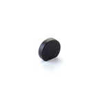 Schaub Perilla Cafe Moderna Ovalada, 1" — Negro Mate