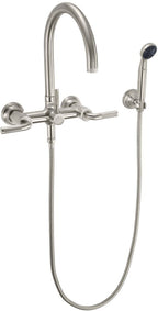California Faucets Descanso Industrial Llenador de Tina de Montaje en Pared - Pico en Arco