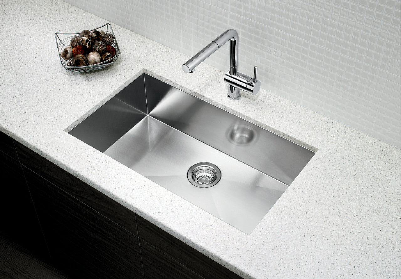 Blanco Quatrus R0 32″ Super Single Bowl — Tarja de Acero Inoxidable