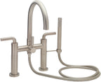 California Faucets Asilomar Contemporaneo Llenador de Tina de Montaje en Cubierta - Pico en Arco