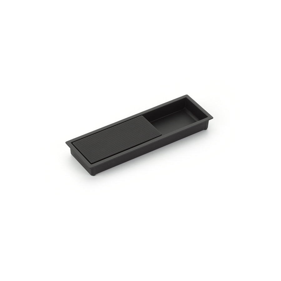 Schaub Jaladera Modo Rectangular Empotrada, 6-1/4" — Negro Mate