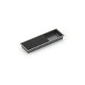 Schaub Jaladera Modo Mixed Rectangular Empotrada, 6-1/4" — Negro Mate