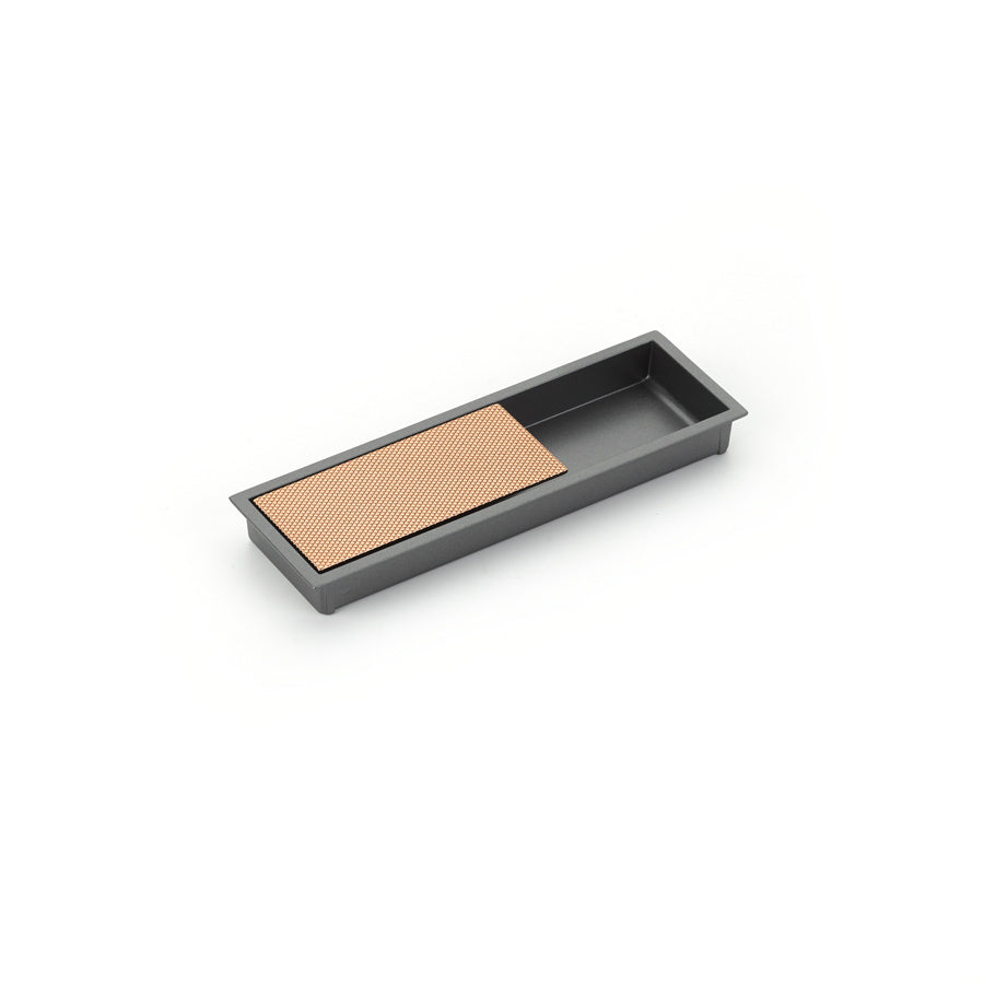 Schaub Jaladera Modo Mixed Rectangular Empotrada, 6-1/4" — Oro Rosa Pulido