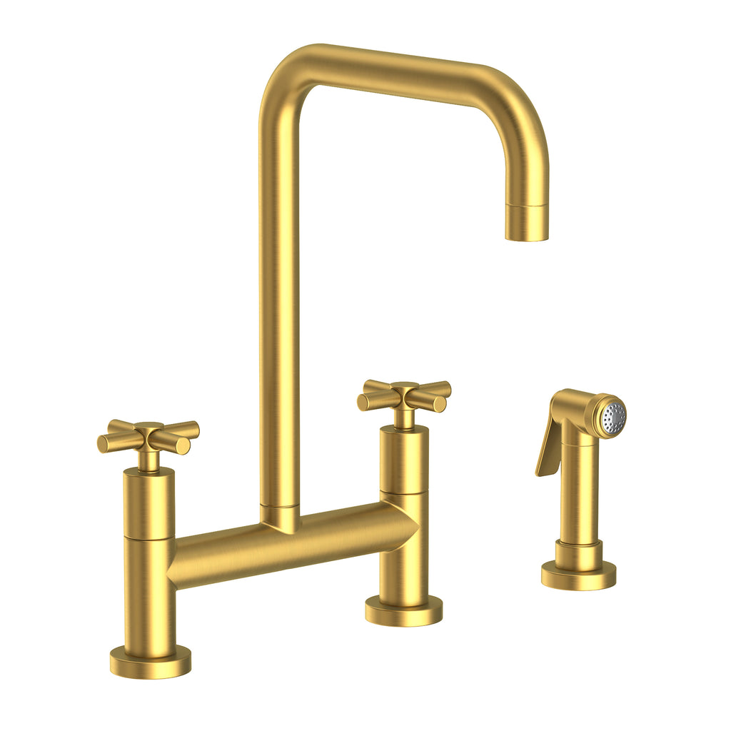 Newport Brass East Linear 1400-5412 — vista de producto — Latón Satinado (PVD)