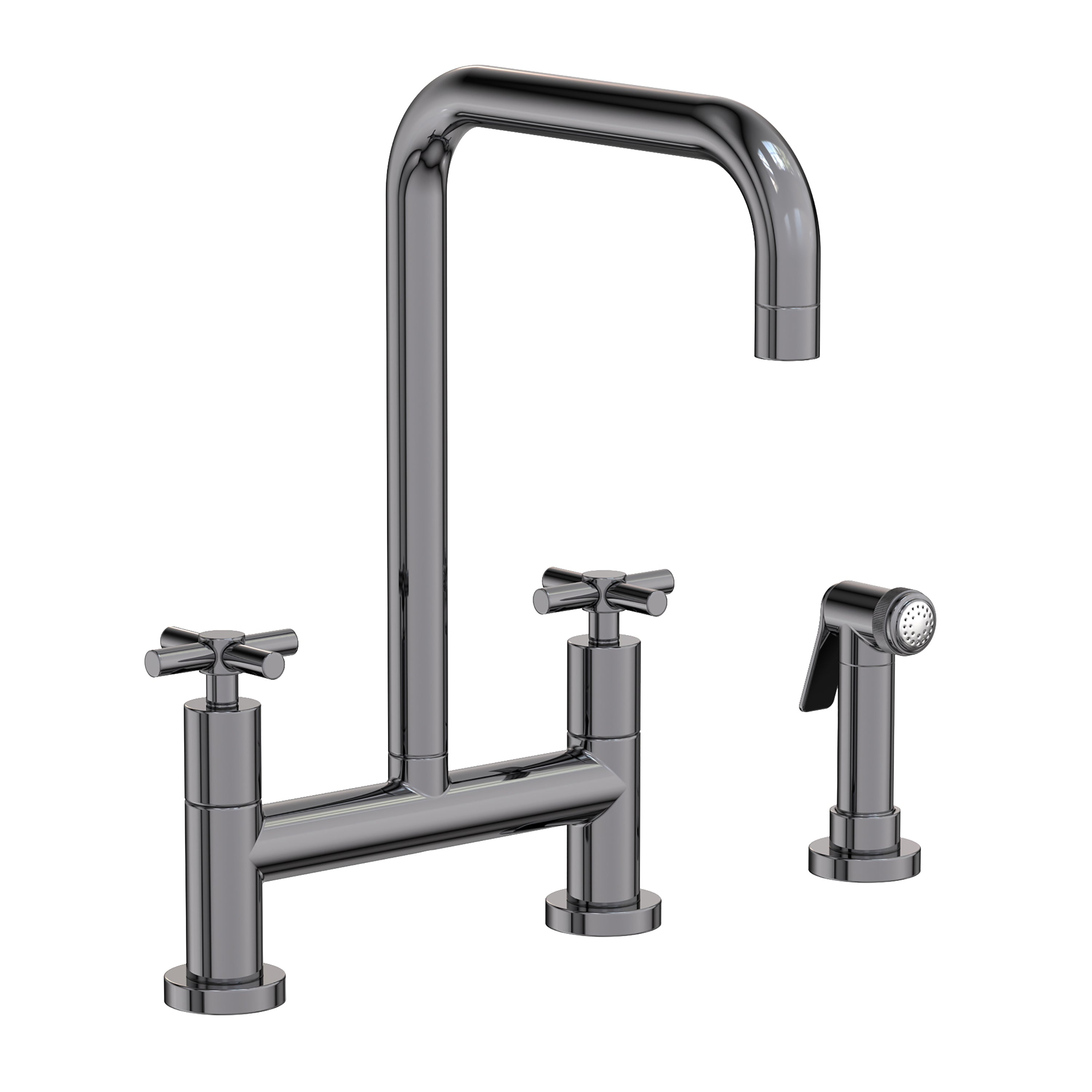 Newport Brass East Linear 1400-5412 — vista de producto — Cromo Medianoche