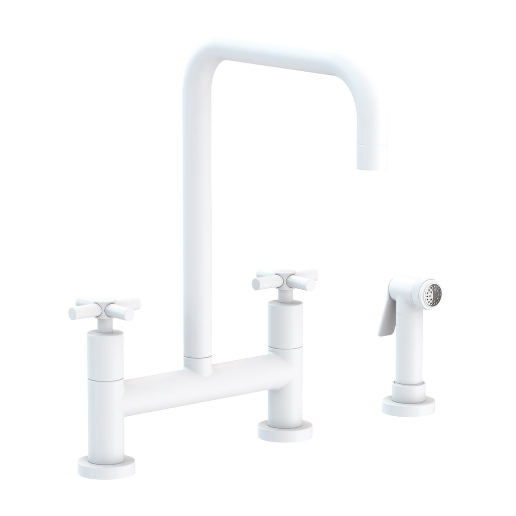 Newport Brass East Linear 1400-5412 — vista de producto — Blanco Mate