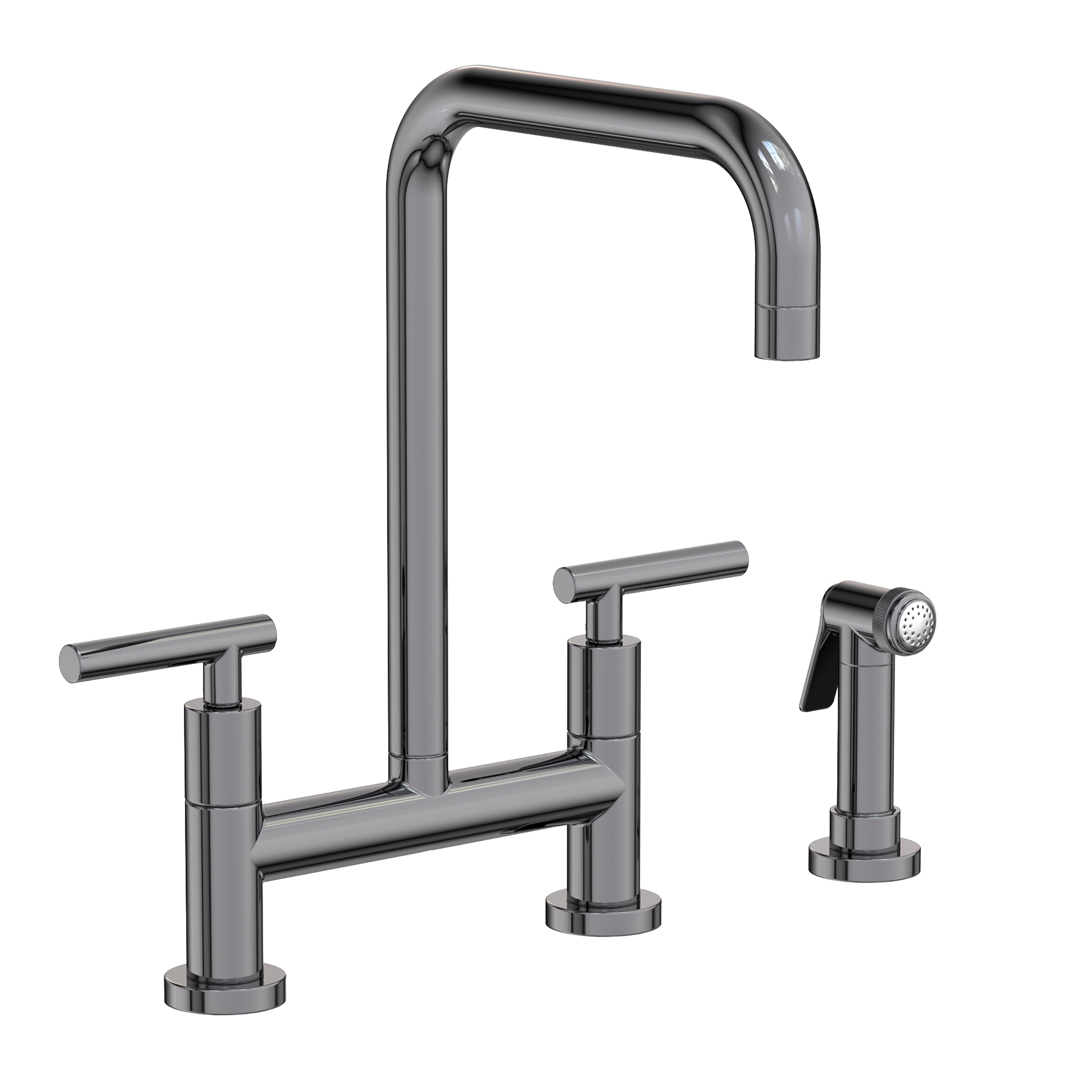 Newport Brass East Linear 1400-5413 — vista de producto — Cromo Medianoche