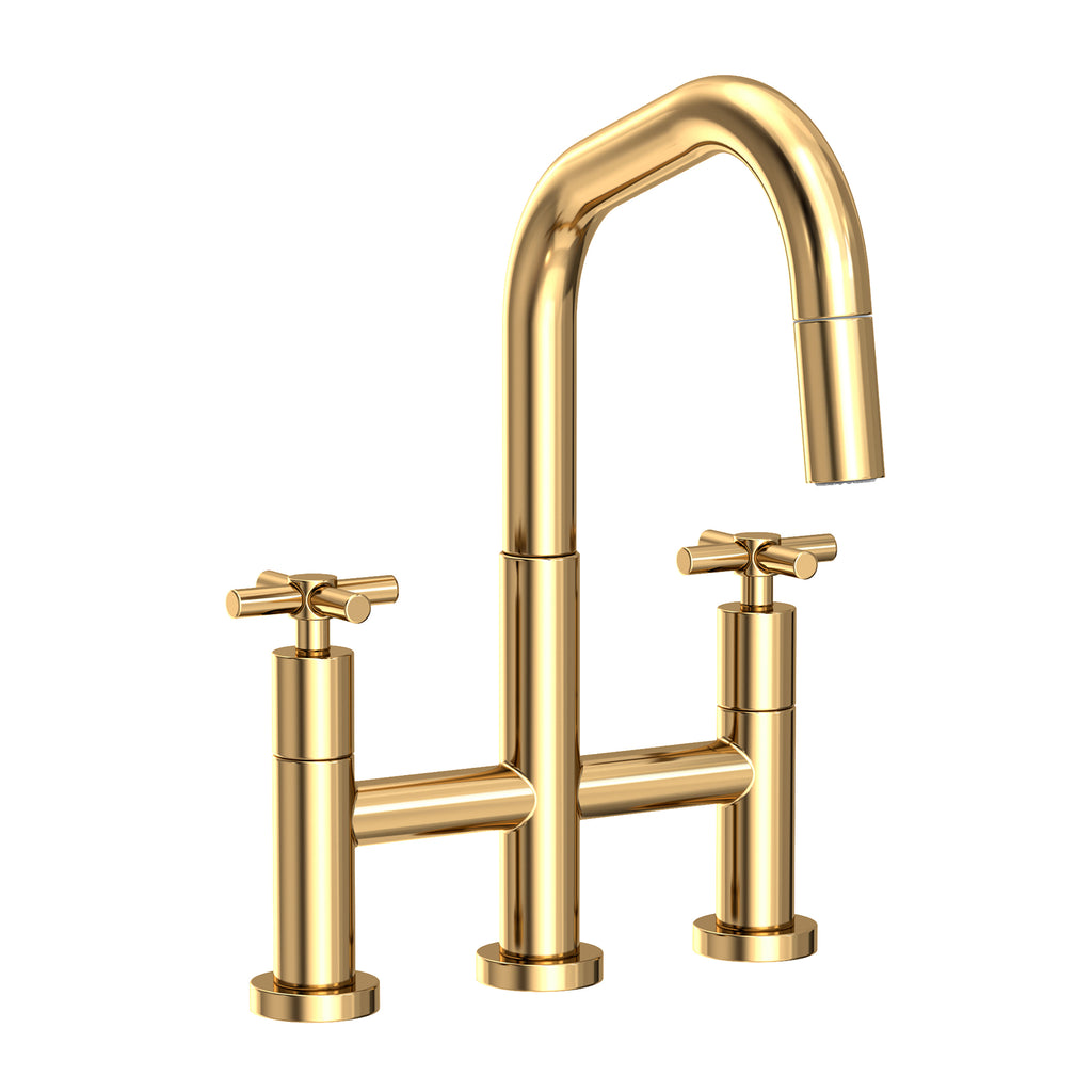 Newport Brass East Linear 1400-5462 — vista de producto — Latón sin Laca (Living)