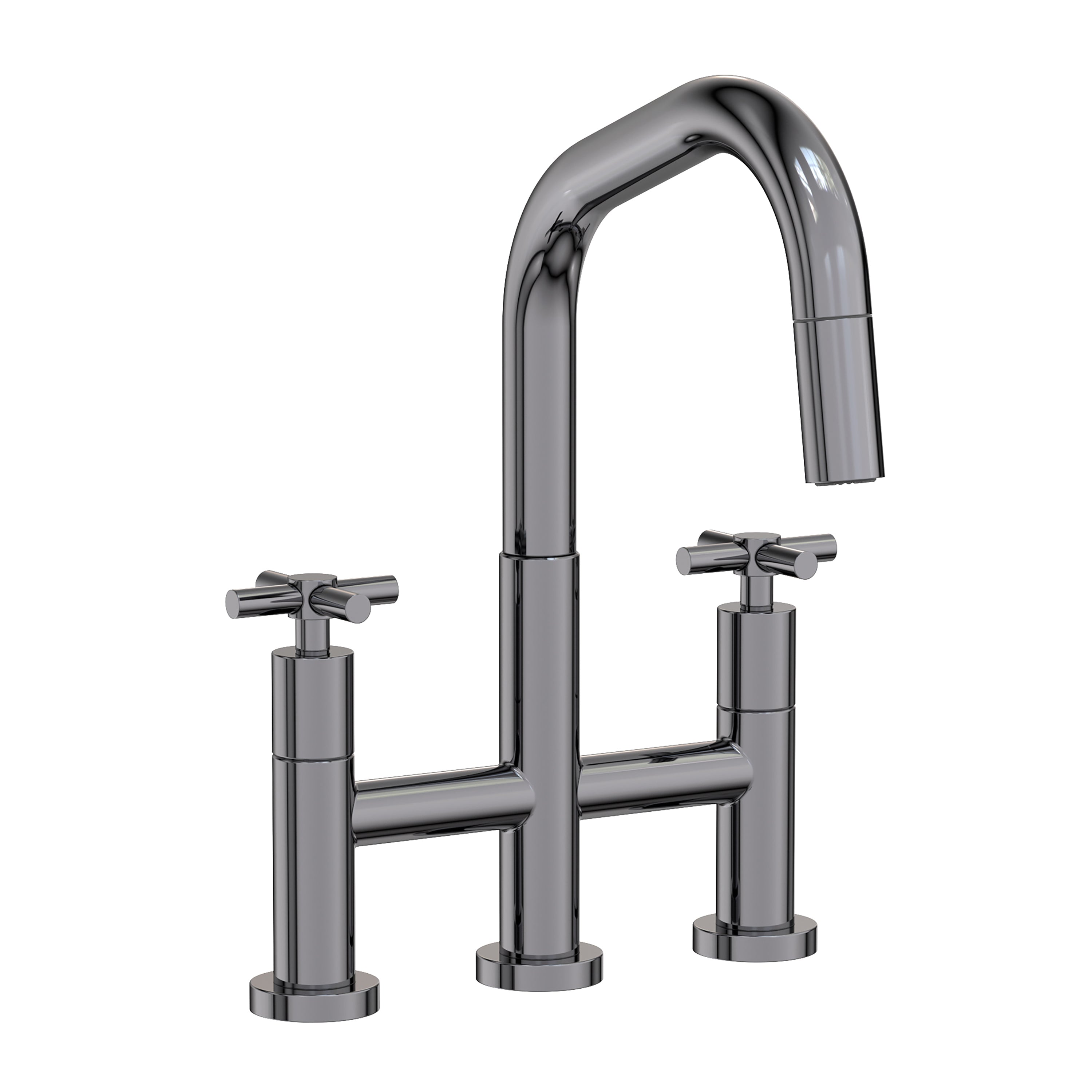 Newport Brass East Linear 1400-5462 — vista de producto — Cromo Medianoche