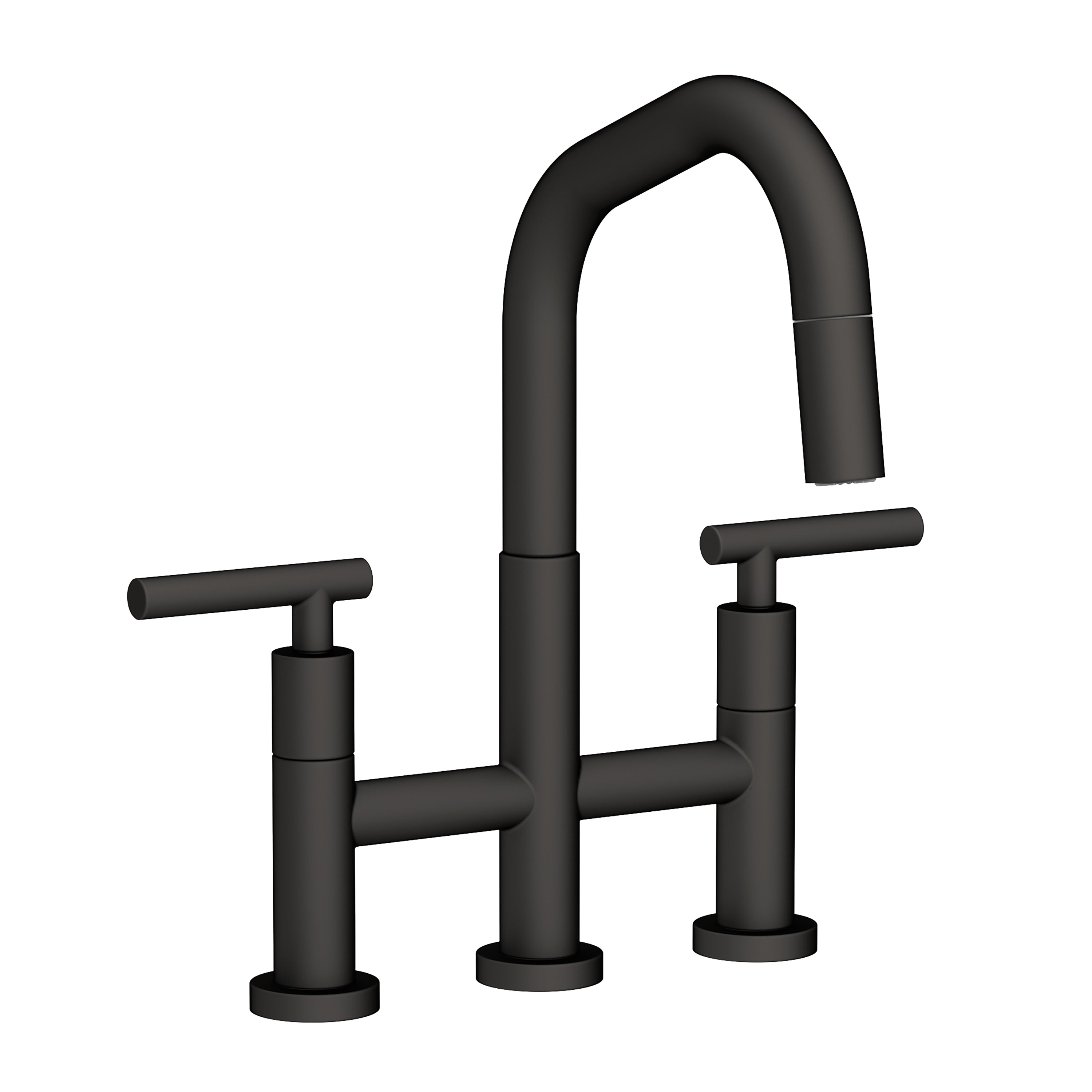 Newport Brass East Linear 1400-5463 — vista de producto — Negro Mate