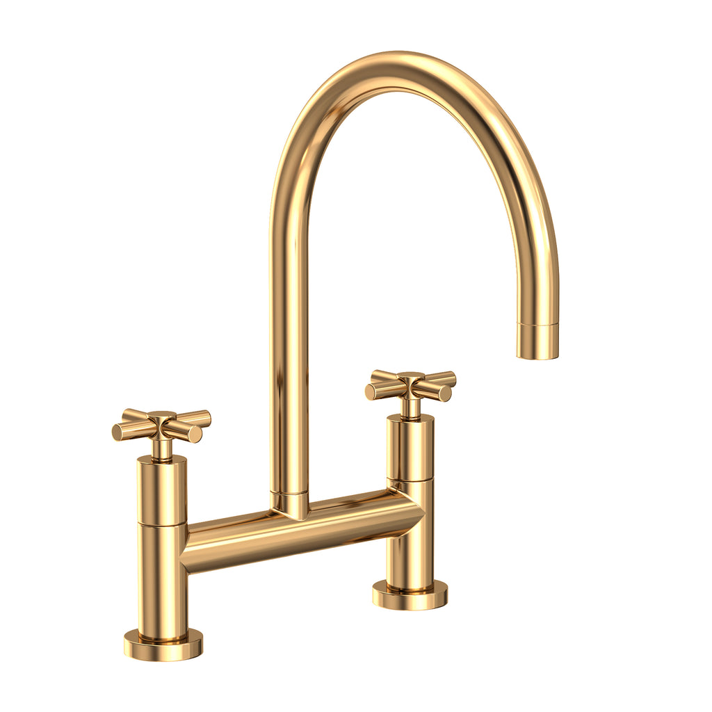 Newport Brass East Linear 1500-5402 — vista de producto — Latón sin Laca (Living)