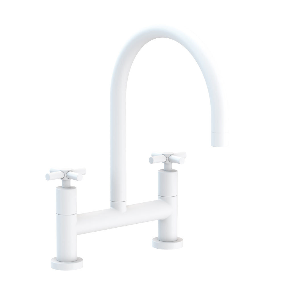 Newport Brass East Linear 1500-5402 — vista de producto — Blanco Mate
