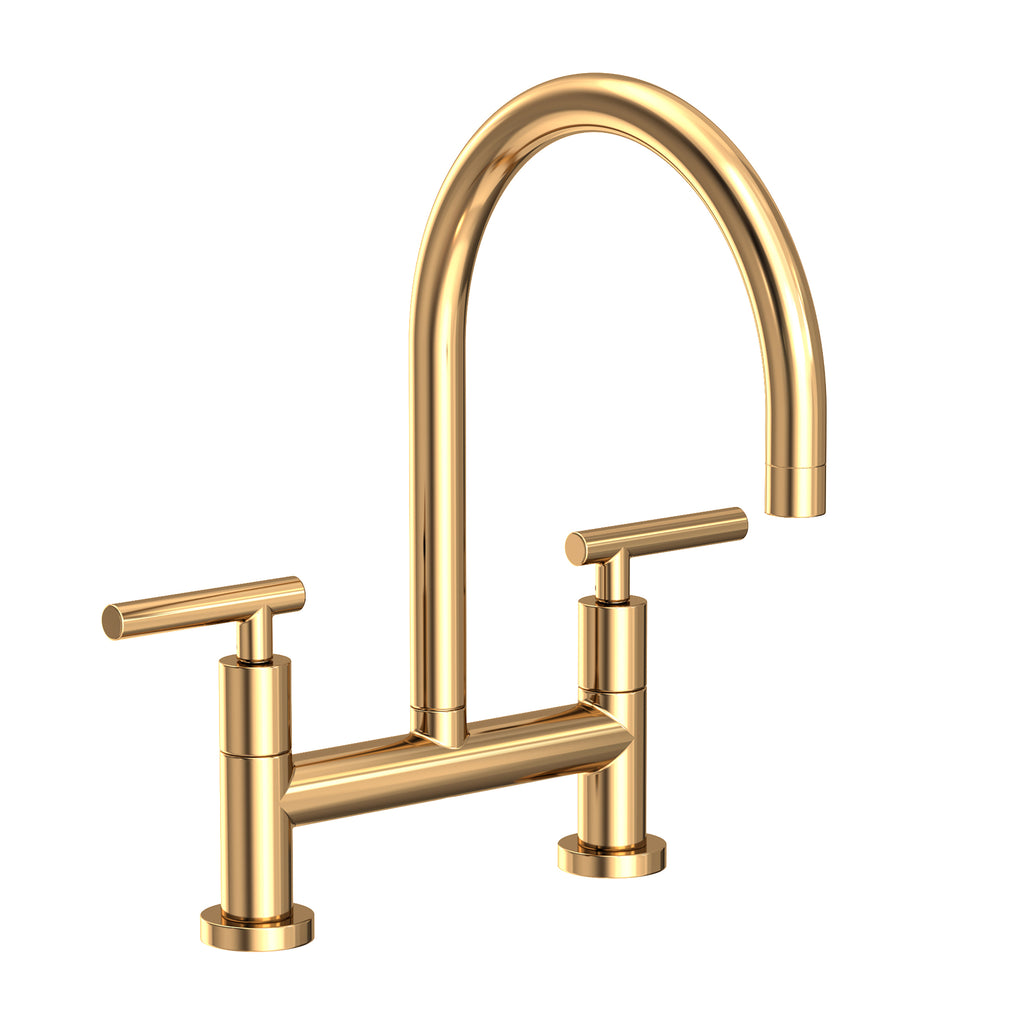 Newport Brass East Linear 1500-5403 — vista de producto — Latón sin Laca (Living)