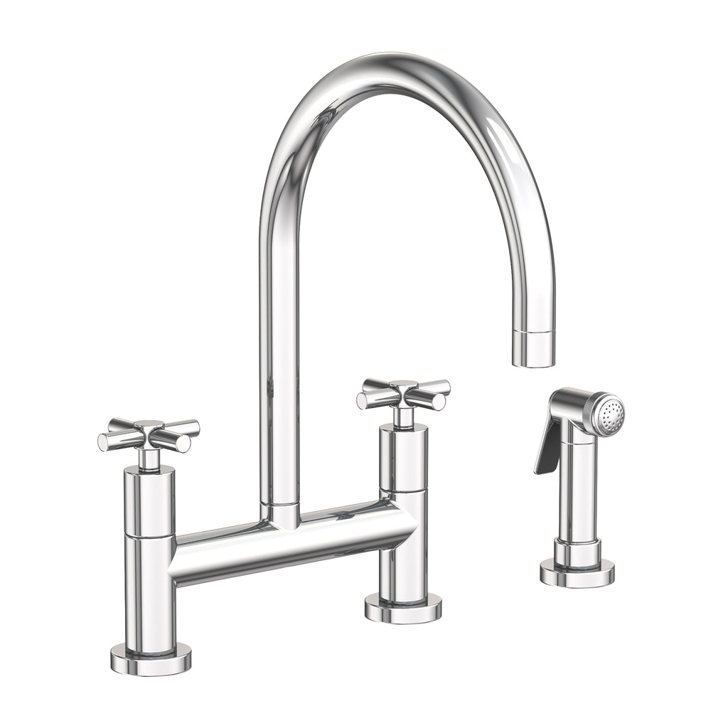 Newport Brass East Linear 1500-5412 — vista de producto — Cromo Pulido
