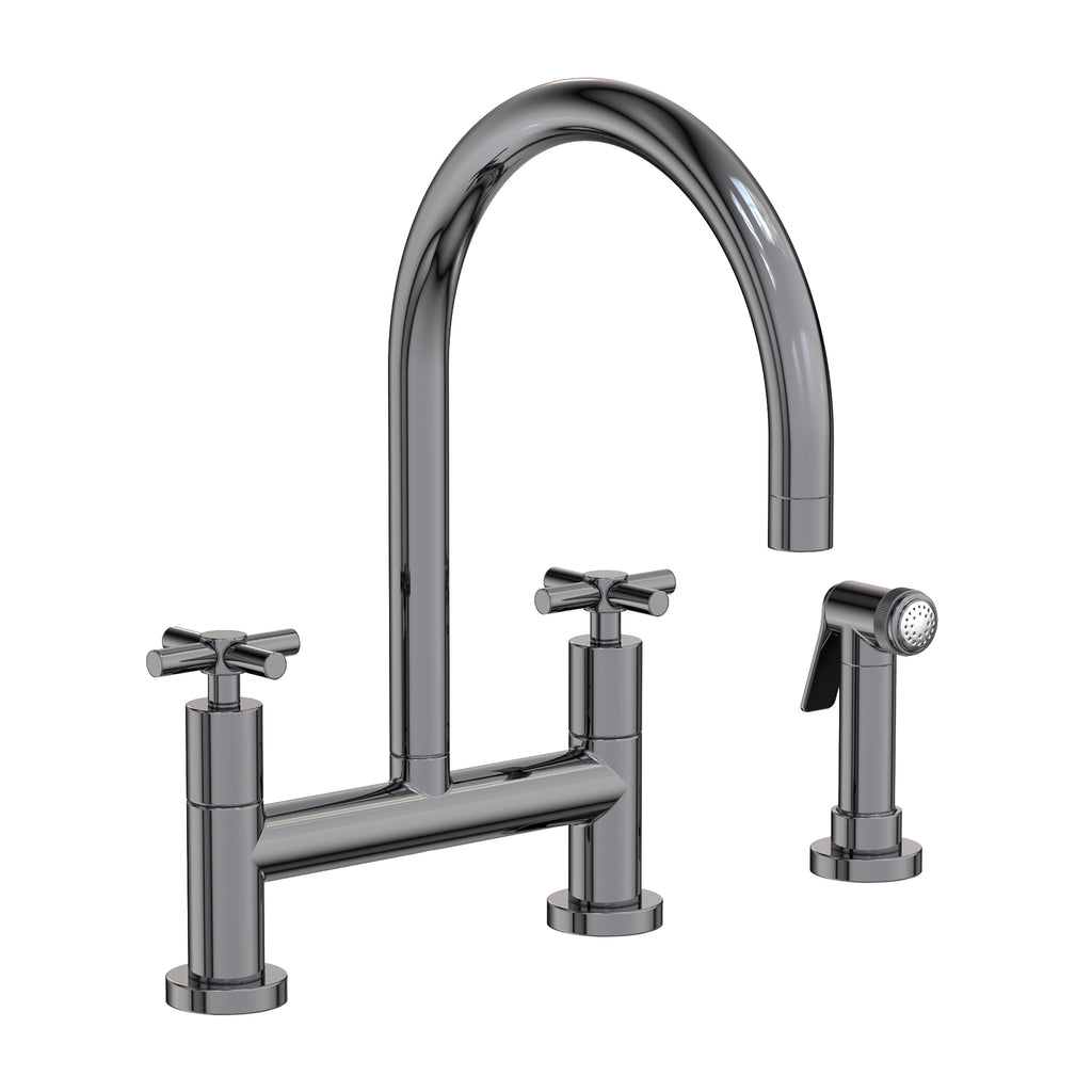 Newport Brass East Linear 1500-5412 — vista de producto — Cromo Medianoche
