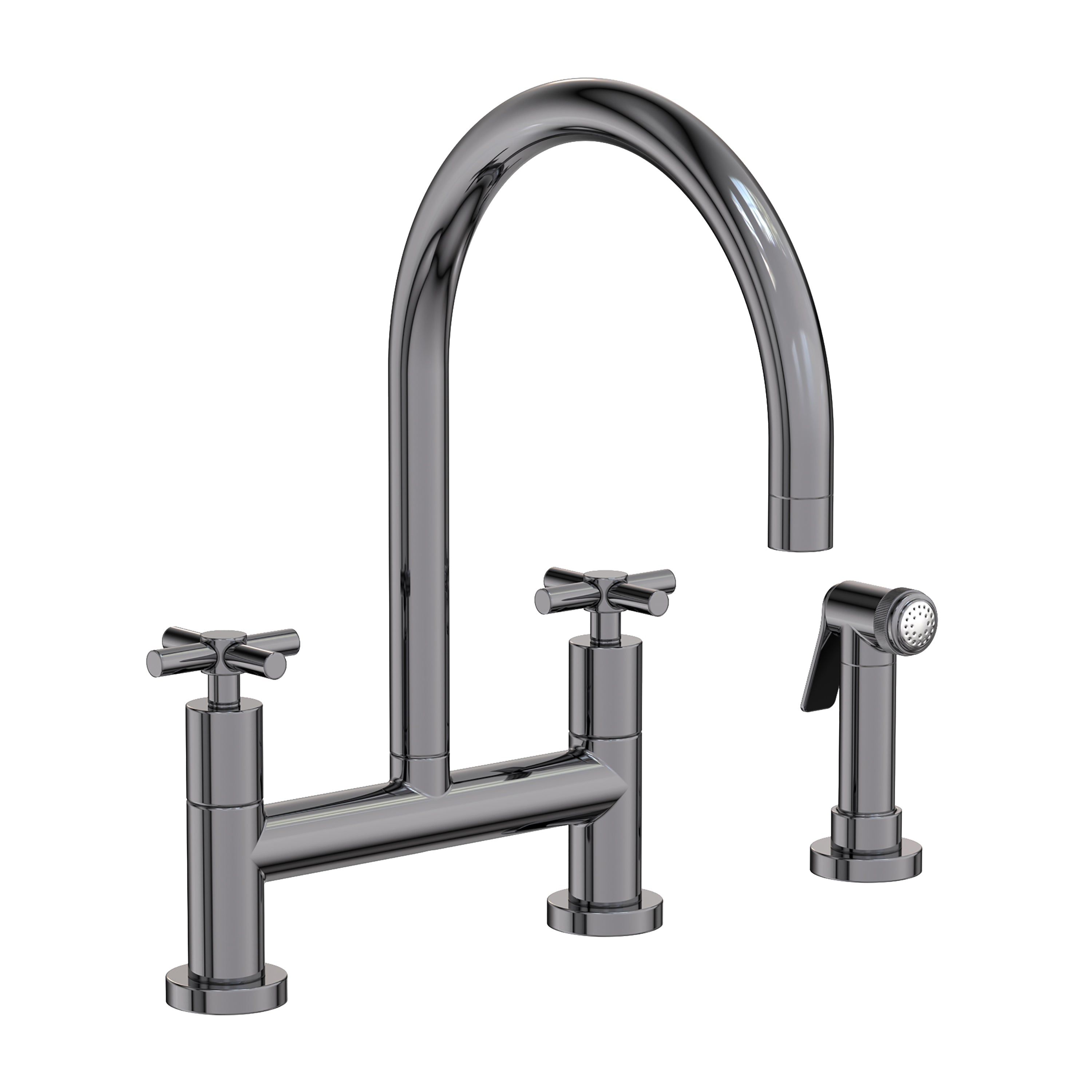Newport Brass East Linear 1500-5412 — vista de producto — Cromo Medianoche